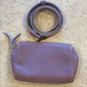 Portland Leather Lavender Belt Bag Smooth Leather